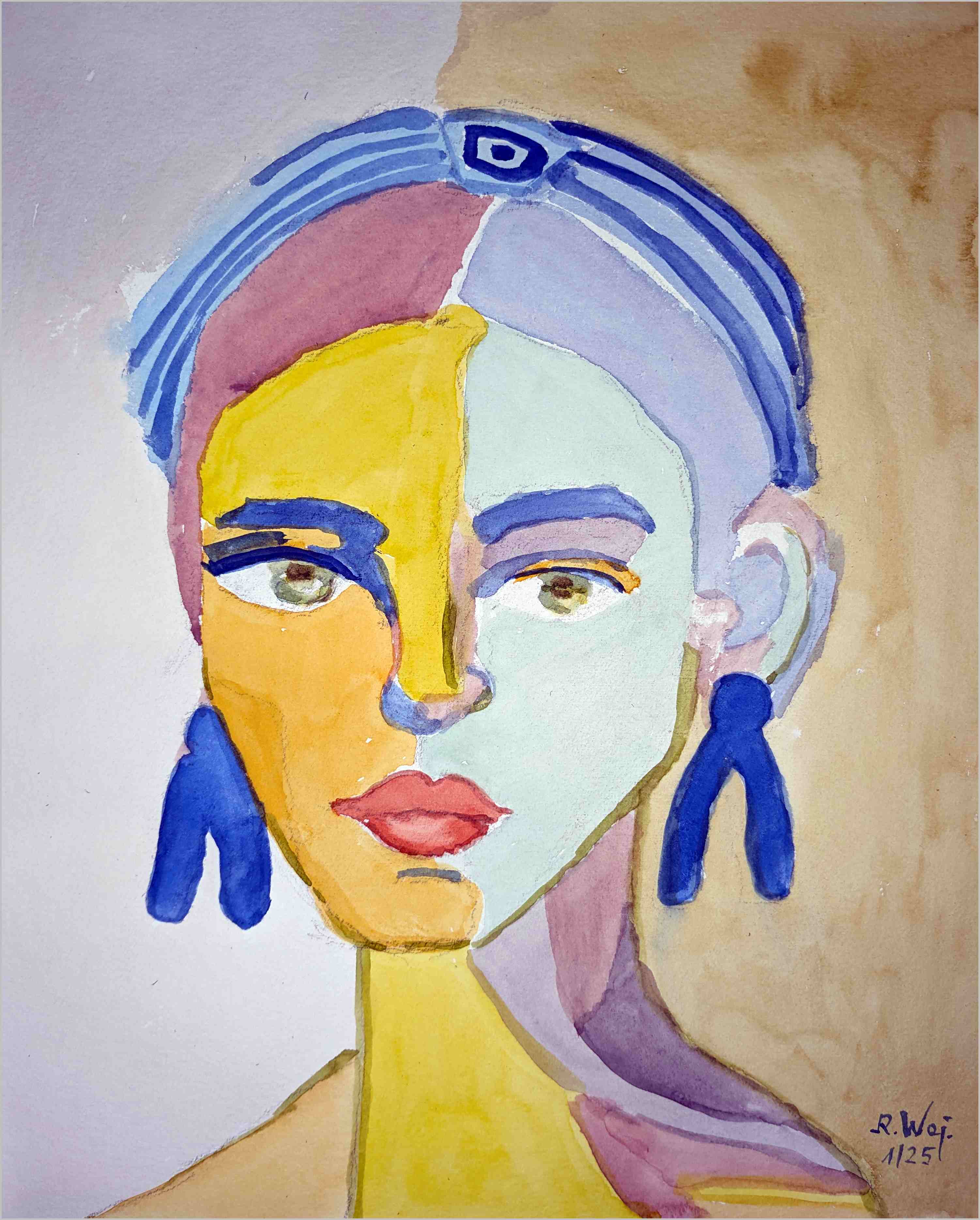   Farbiges Portrait